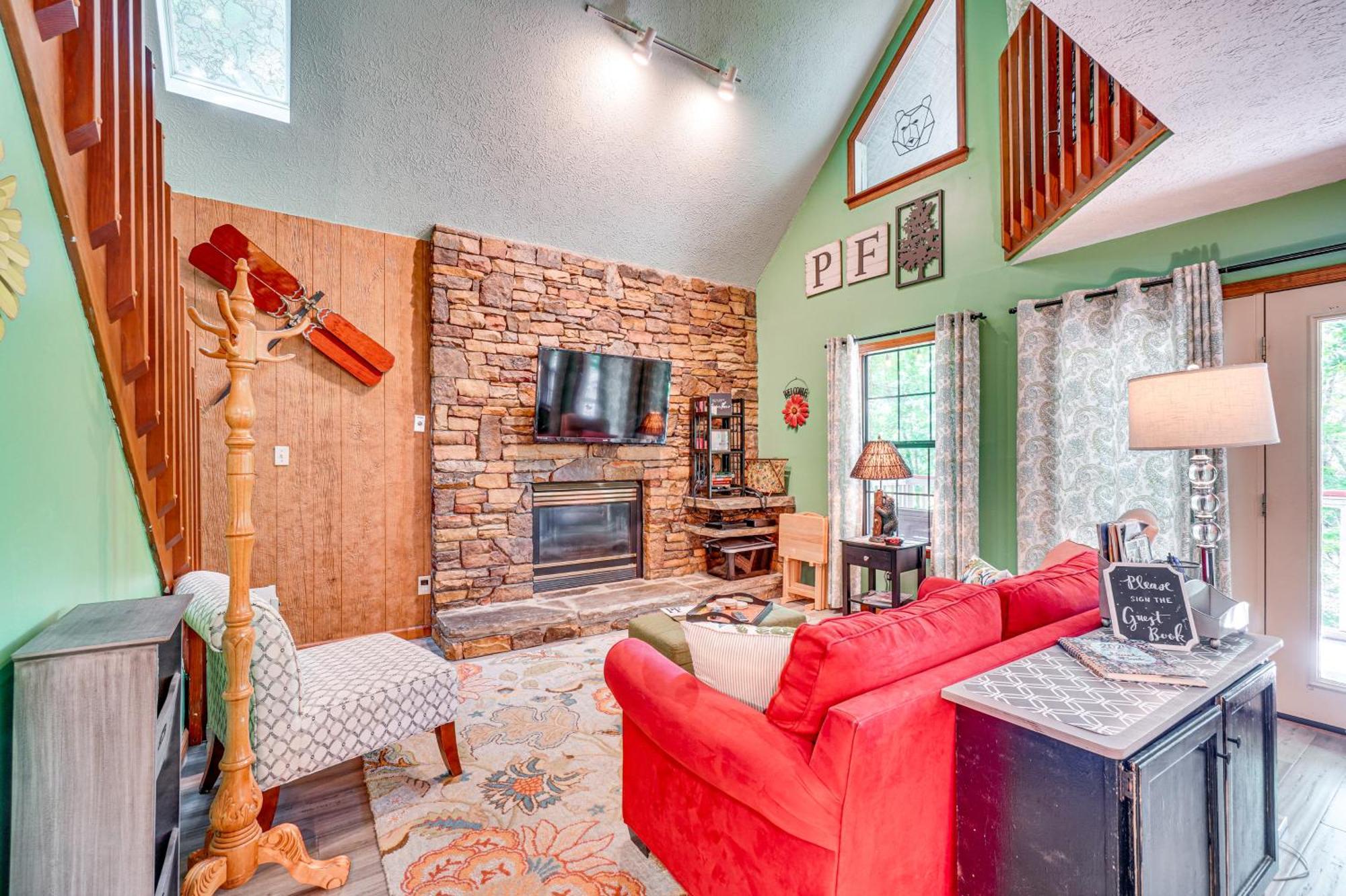 Smoky Mountain Cabin With Deck And Hot Tub! Pigeon Forge Ngoại thất bức ảnh